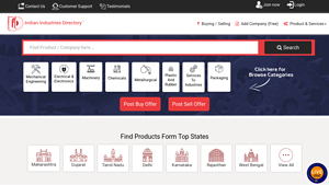 Indian Industries Directory, Indian Manufacturers, Suppliers - manufacturer list