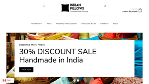 The Indian Pillow Company | indianpillows.com - Indian Pillows - pillow manufacturer