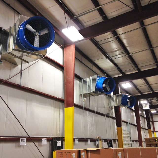 A relevant stock photo of industrial exhaust fan supplier in a typical setting.