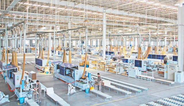 A relevant stock photo of industrial furniture china in a typical setting.