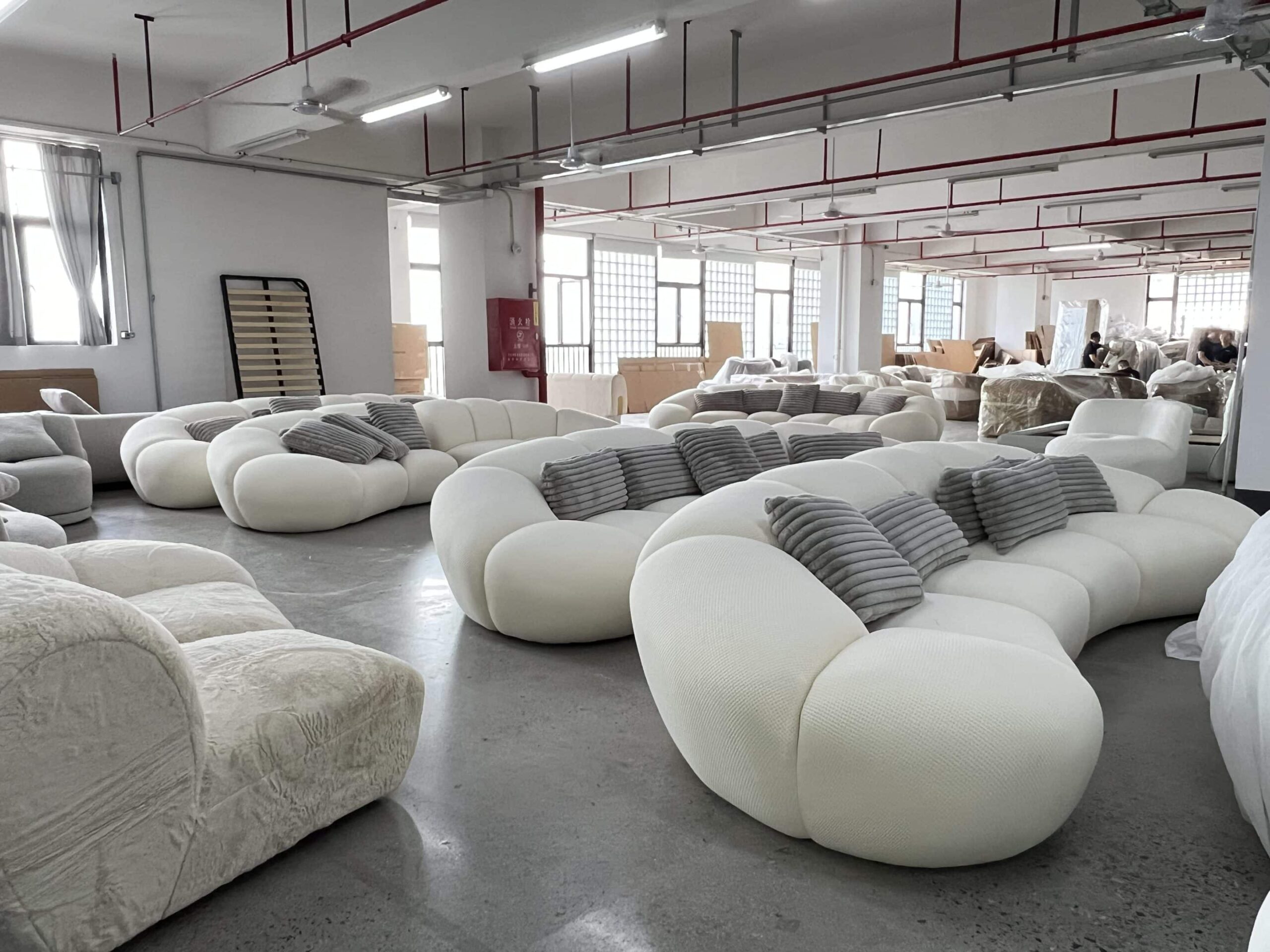 A relevant stock photo of industrial furniture china in a typical setting.