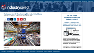 Top Aircraft Manufacturing Companies in the U.S. - IndustrySelect - plane manufacturer