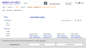 Audio Bulk Cable - Infinite Cables - audio cable bulk