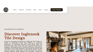 Inglenook Tile Design - Handmade Thin Brick Tiles - Home - brick flooring company