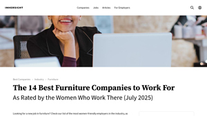 The Best Furniture Companies to Work For as Rated by Women ... - best furniture factory