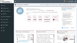 A123 Systems Inc | www.inknowvation.com - 123 battery company