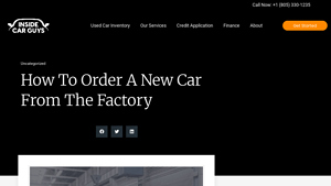 How To Order A New Car From The Factory | Inside Car Guys - can you buy a car from the manufacturer