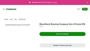 BlackStack Brewing Company Out of Pocket IPA - Instacart - blackstack brewing company