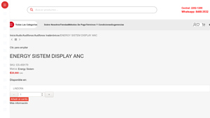ENERGY SISTEM DISPLAY ANC - Intelec | Tecnología y Fitness - kieslect company
