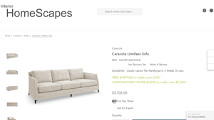 Caracole Limitless Sofa - Interior HomeScapes - caracole furniture company