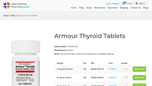 Buy Armour Thyroid Online - Natural Thyroid Hormone - armour thyroid manufacturer website