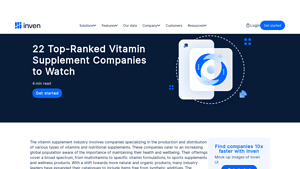 22 Top-Ranked Vitamin Supplement Companies to Watch - Inven - best vitamin manufacturer