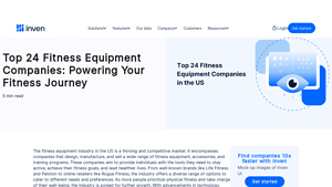 Top 24 Fitness Equipment Companies: Powering Your Fitness Journey - Inven - gym machine manufacturer
