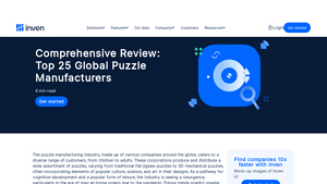 Comprehensive Review: Top 25 Global Puzzle Manufacturers - Inven - puzzle manufacturer