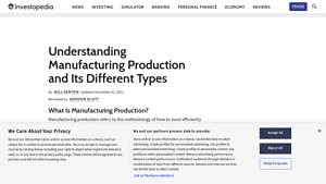 Understanding Manufacturing Production and Its Different Types - manufacturer production