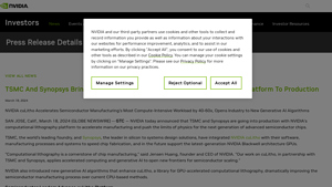 NVIDIA Corporation - TSMC and Synopsys Bring Breakthrough NVIDIA ... - nvidia chip manufacturer