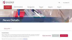 U.S. FDA Approves Expanded Indication for Gilead's Biktarvy® to Treat ... - biktarvy manufacturer