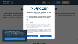 MAC Address Vendor Lookup | IPLogger MAC Checker - mac address by manufacturer
