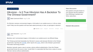 Is It True Hikvision Has A Backdoor To The Chinese Government? - hikvision cctv company