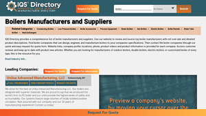 Boiler Manufacturers and Suppliers - IQS Directory - boiler manufacturer