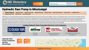 Mississippi Hydraulic Ram Pump Manufacturers - IQS Directory - ram pump factory