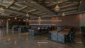 Iron Age Office: Home - steel furniture company