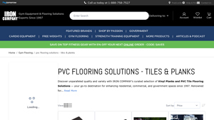 pvc flooring solutions - tiles & planks - IRON COMPANY - pvc floor tiles factory