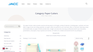Manufacturer Of Paper Cutters - JACC OFFICE MACHINE CO., LTD. - paper trimmer factory