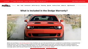 What is Included in the Dodge Warranty? | Mopar® Warranty - dodge manufacturer warranty