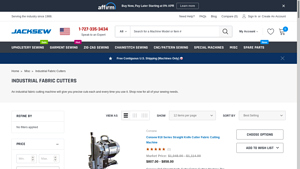 Industrial Fabric Cutters - Jacksew - fabric cutter factory