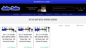#12 Re-Grip Metal Roofing Screws – JakeSales.com - metal roofing screws bulk