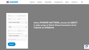 Jakson Diesel Generators - dg set company