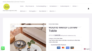 Round Metal Coffee Table | Manufacturers in china - metal coffee table factory