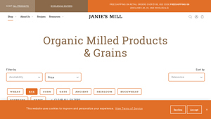 Rye - Organic Milled Products & Grains – Janie's Mill - rye flour bulk