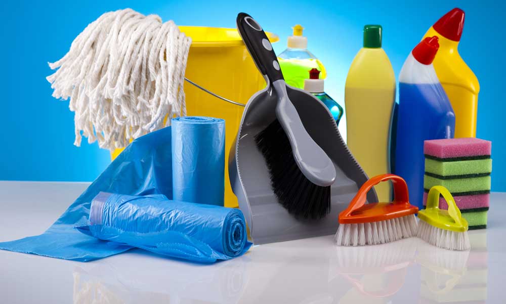 A relevant stock photo of janitorial equipment supplier in a typical setting.