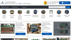 Everest Engineers - Manufacturer of Treadle Shearing Machine ... - shearing machine company