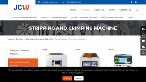 Wire Stripping and Crimping Machine - JCWelec - wire stripping machine company