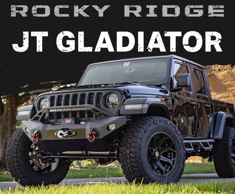 A relevant stock photo of jeep gladiator custom in a typical setting.