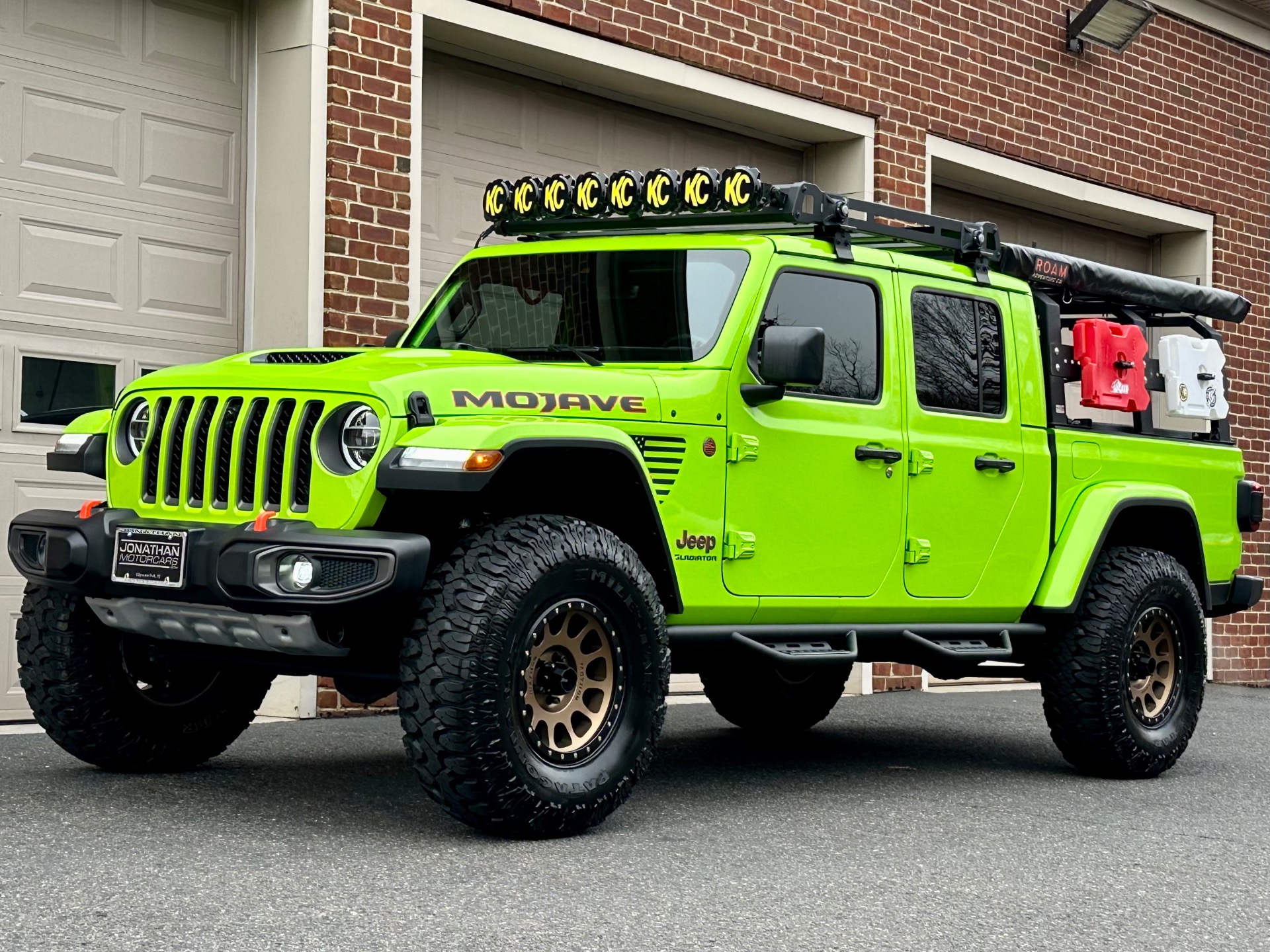 A relevant stock photo of jeep mojave custom in a typical setting.