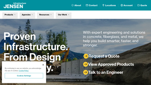 Jensen Infrastructure | Precast Concrete Manufacturer Serving ... - concrete manufacturer