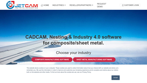 JETCAM: Nesting, IoT software for sheet metal and composite - cnc laser factory