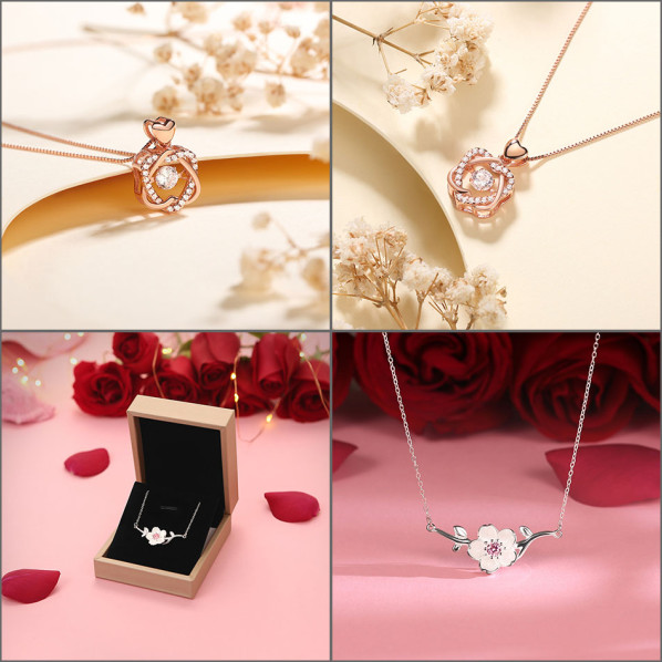 A relevant stock photo of jewellery china in a typical setting.