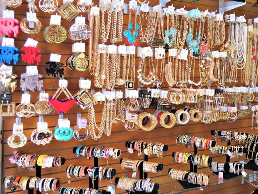 A relevant stock photo of jewelry wholesale supplier in a typical setting.