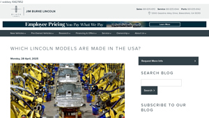 Which Lincoln Models Are Made in the USA? - Jim Burke Lincoln - lincoln manufacturer