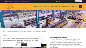 China CNC Plasma Cutting Machines Suppliers, Manufacturers - plasma cutting machine factory