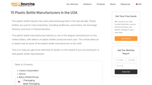 15 Plastic Bottle Manufacturers in the USA - Bottle Manufacturing Companies