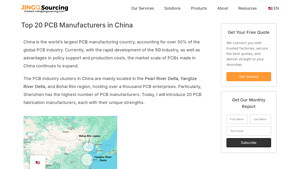 Top 20 PCB manufacturers in China (2024) - jingsourcing - china pcb manufacturer