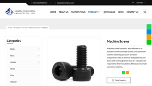 China Machine Screws Manufacturers Suppliers Factory - machine screws factory