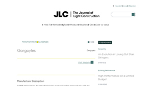 Gargoyles - Journal of Light Construction - gargoyle sunglasses company
