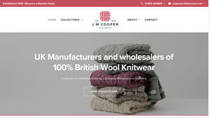 Home | J M Cooper Knitwear Ltd - Premium Knitwear Manufacturer - knitwear manufacturer